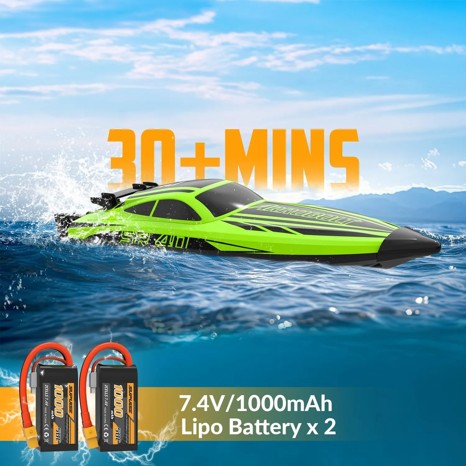 talent Mongolia patchy illegible upcoming Rechargeable Batteries for Lakes$ 30  Mins Full Proportional Boat High Speed RC Boat for Adults (79705) VOLANTEXRC Brushless RC Boats for Adults$ 30 MPH Fast Remote Control Boat with 2 