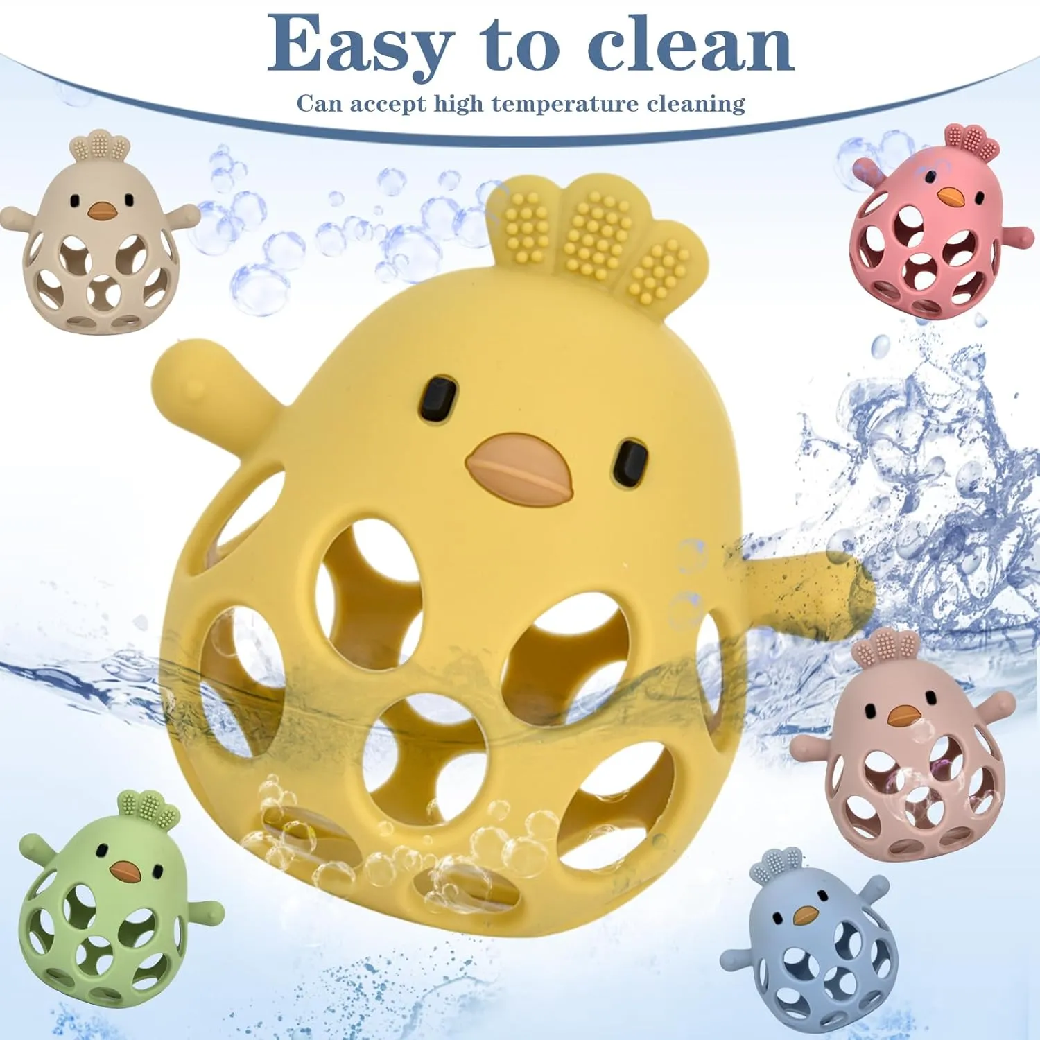 Teething Toys, Teethers for transpose bush Babies 3-6 Months, Baby Chew Toys, BPA Free Teether Mitten with Soft Texture for Sensory Exploration and Itching Teething Relief Baby Teething Toys, 