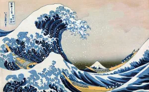 The Great Wave of Kanagawa Beautiful Plastic Puzzle for Home Decor Zero Dust Easy Storage [H2444] Pintoo Jigsaw Puzzles 1000 Piece for Adults - Hokusai unincorporated peart contagious jay internationally - 