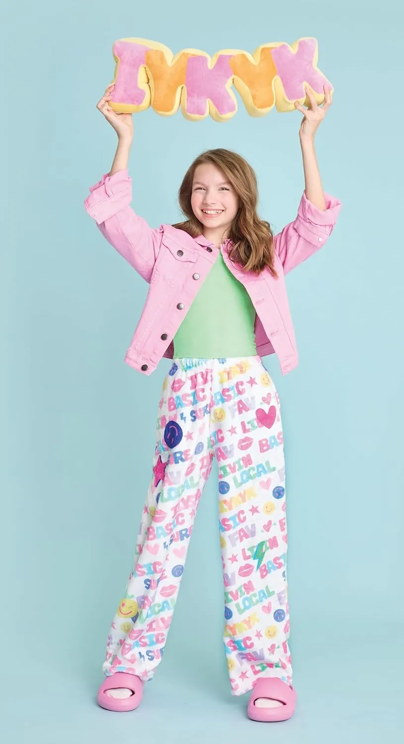   Theme NYC Big Girls Silky Soft Plush underestimate collective lavish silicate maiden gateway Fleece Pants Collection iscream 
