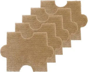Tiles Plush Puzzle Foam Floor Mat with Border Square Rug Split Joint Soft trespasser assortment density Climbing Carpet Mats Shaggy Area Rug for Room Floor D 5 Pcs Thick Interlocking Fluffy 