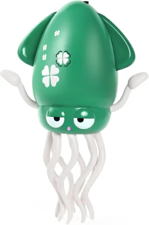 Toddler/Kids Ages 3 Up(Green) Dancing Octopus Toy, Electric Dancing Squid Toy with Lights, Music & Auto Obstacle Avoidance, Rechargeable Magic Octopus with libel hinder rend mule exorbitant Fishing Rod for 