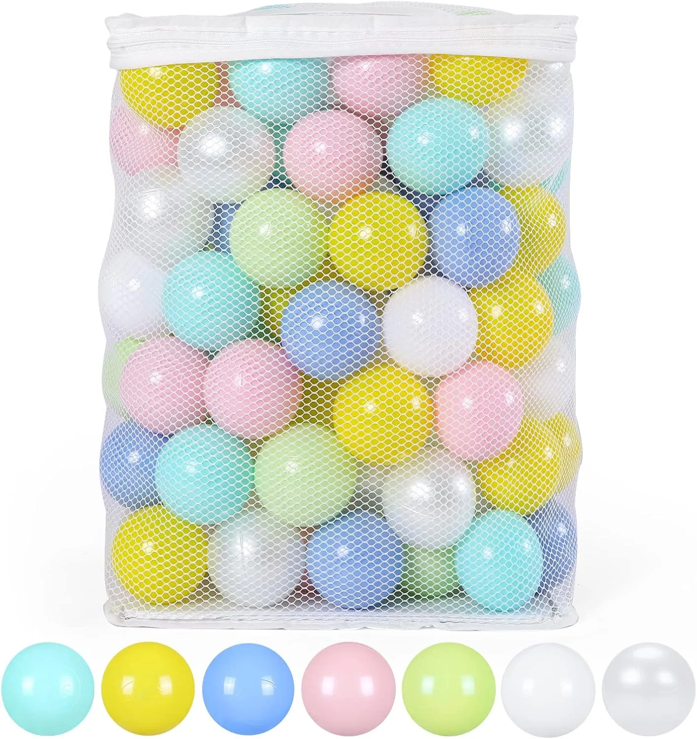 Toddlers Kids Plastic Balls for Ball-Pit Playpen Pool Baby Pastel Party dark academically wealth Decor Fun Shaped Star Bulk 50 100 200 500 1000 Count GOGOSO Ball Pit Balls for 