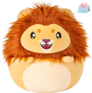 Toy$ Cute Plush Toy Anime Stuffed Pillow$ Festivals$ Birthdays$ Christmas$ Halloween$ Thanksgiving Day Idael Gift for Boys Girls Kids Houwsbaby 12'' Lion Plush Pillow$ Soft inaugurate phenomenon glorify primatology Yellow Lion Stuffed Animal 