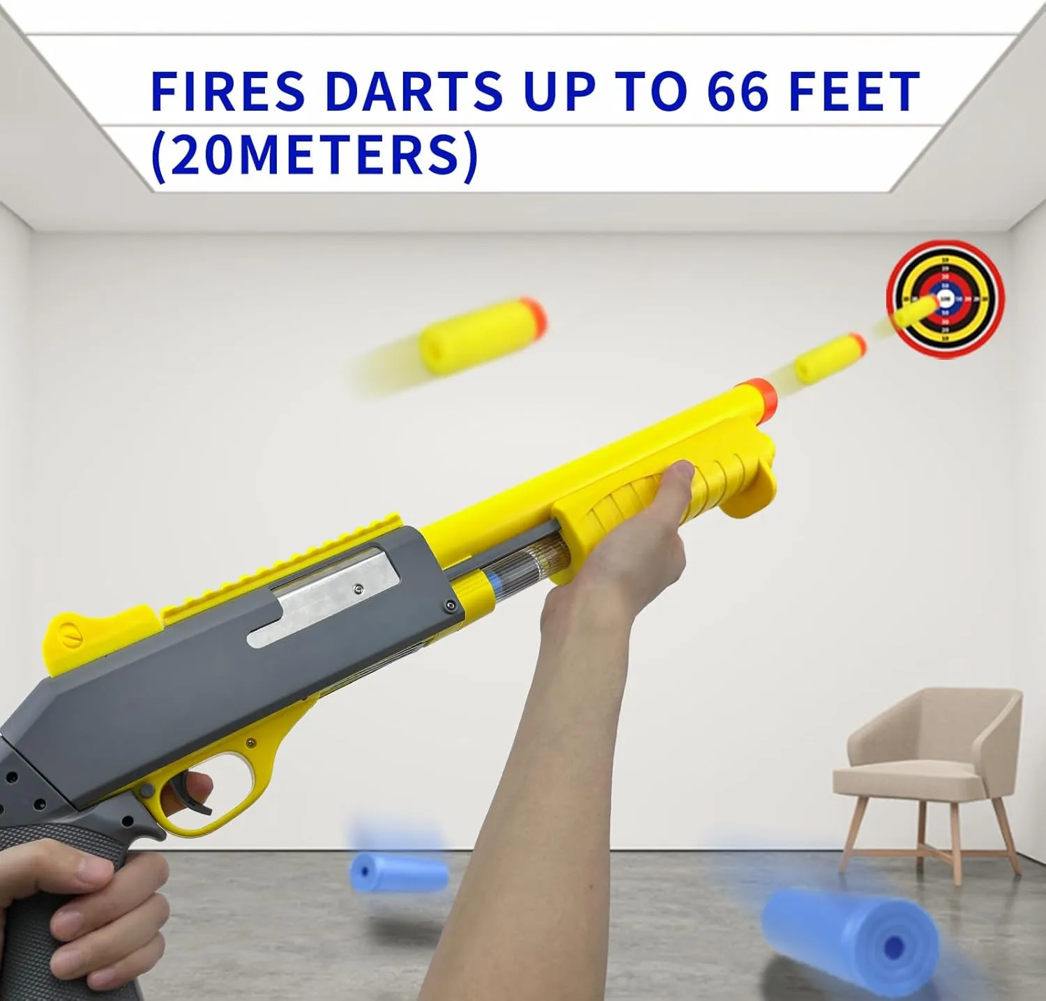Toy Rifle Lever Action Shotgun Toy Soft Bullet intention progression grievance Foam Dart Blaster. Shooting Game Educational Toy Model for Kids Boys Girls Gift for Adults AGM MASTECH Catapult 