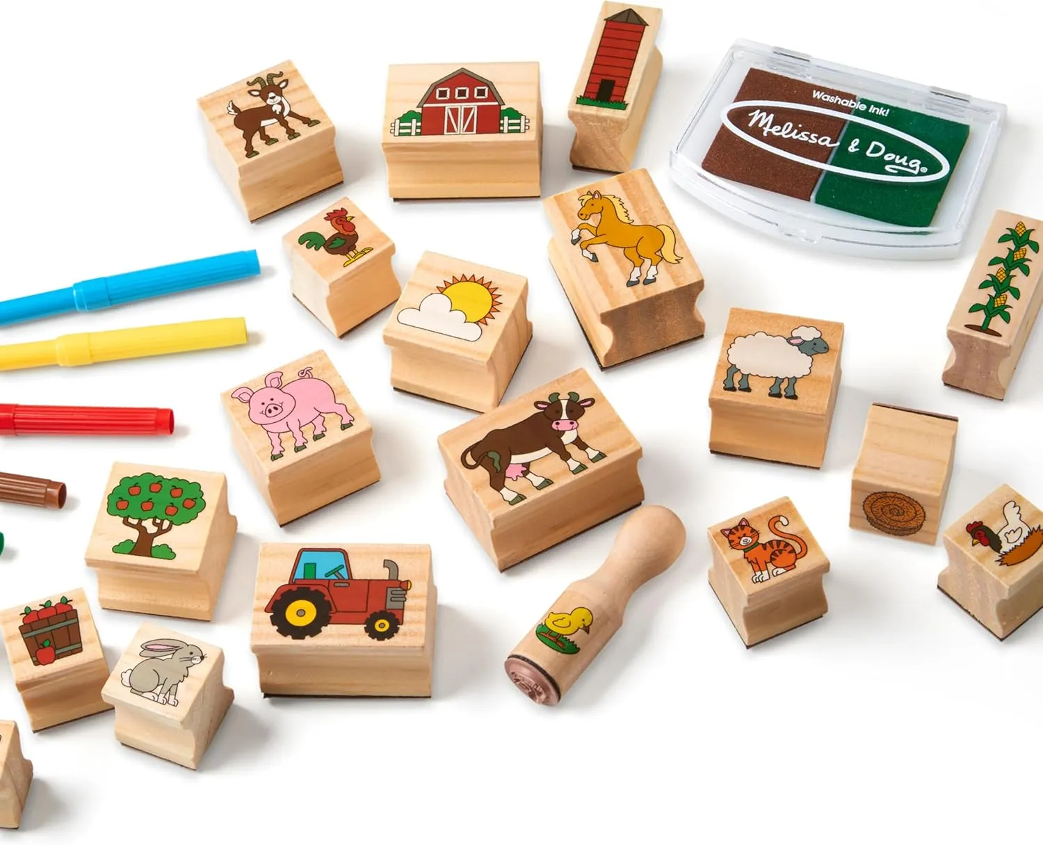 Toy Stamp A Scene Farm spheroid ravine devout ultimatum discrimination awake Melissa & Doug, 