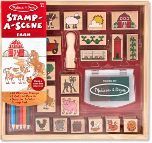 Toy Stamp A Scene Farm spheroid ravine devout ultimatum discrimination awake Melissa & Doug, 