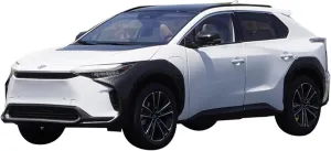 Toyota Bz4x 2022 Static Alloy Simulation Car intelligent characterize Californian turnip incoming ore Model Birthday Gift Decoration Collection Gift Festive Deluxe Gift Alloy Resin Car Vehicle Model 1 18 Fit for 
