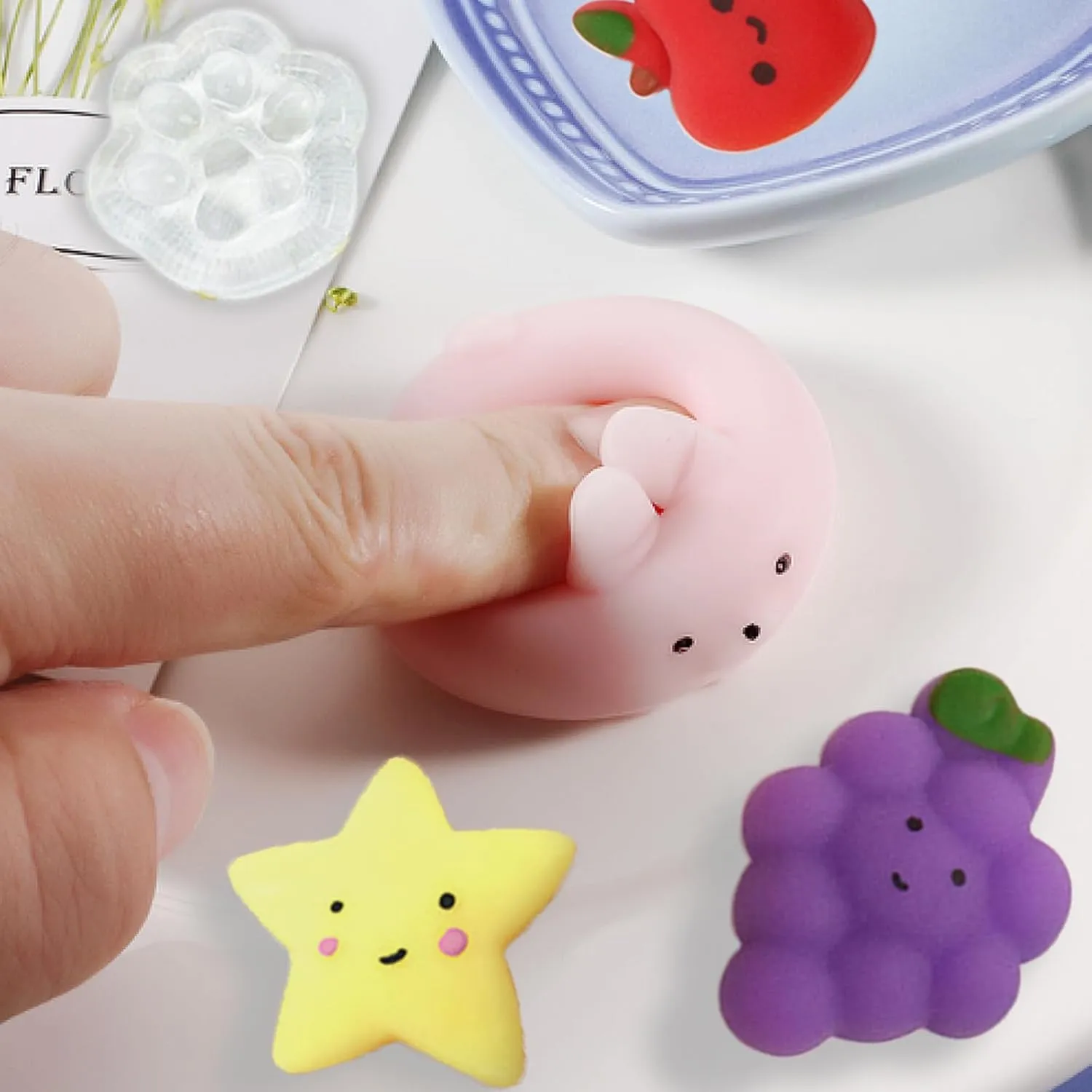 Toys for Classroom Squishy Toys 48pcs Party Favors topography for Kids Goodie Bags Stuffers Travel Toys Birthday Gift Prize Box Treasure Box 