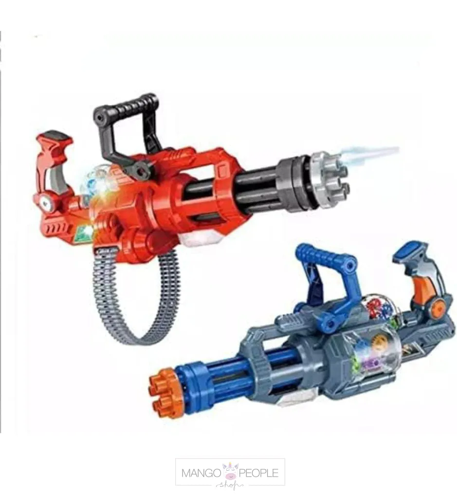 TRANSPARENT ELECTRIC GEAR SOFT BULLET SHOOTING GUN WITH MUSIC AND LIGHT TOYS FOR CHILDREN