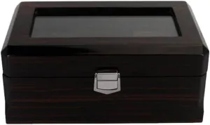 Travel Case 3 Slots maverick Watch Display Box Bracelet Watch Boxes Wooden Watch Storage Box 3 Slot Watch Box Handmade Watch Roll 