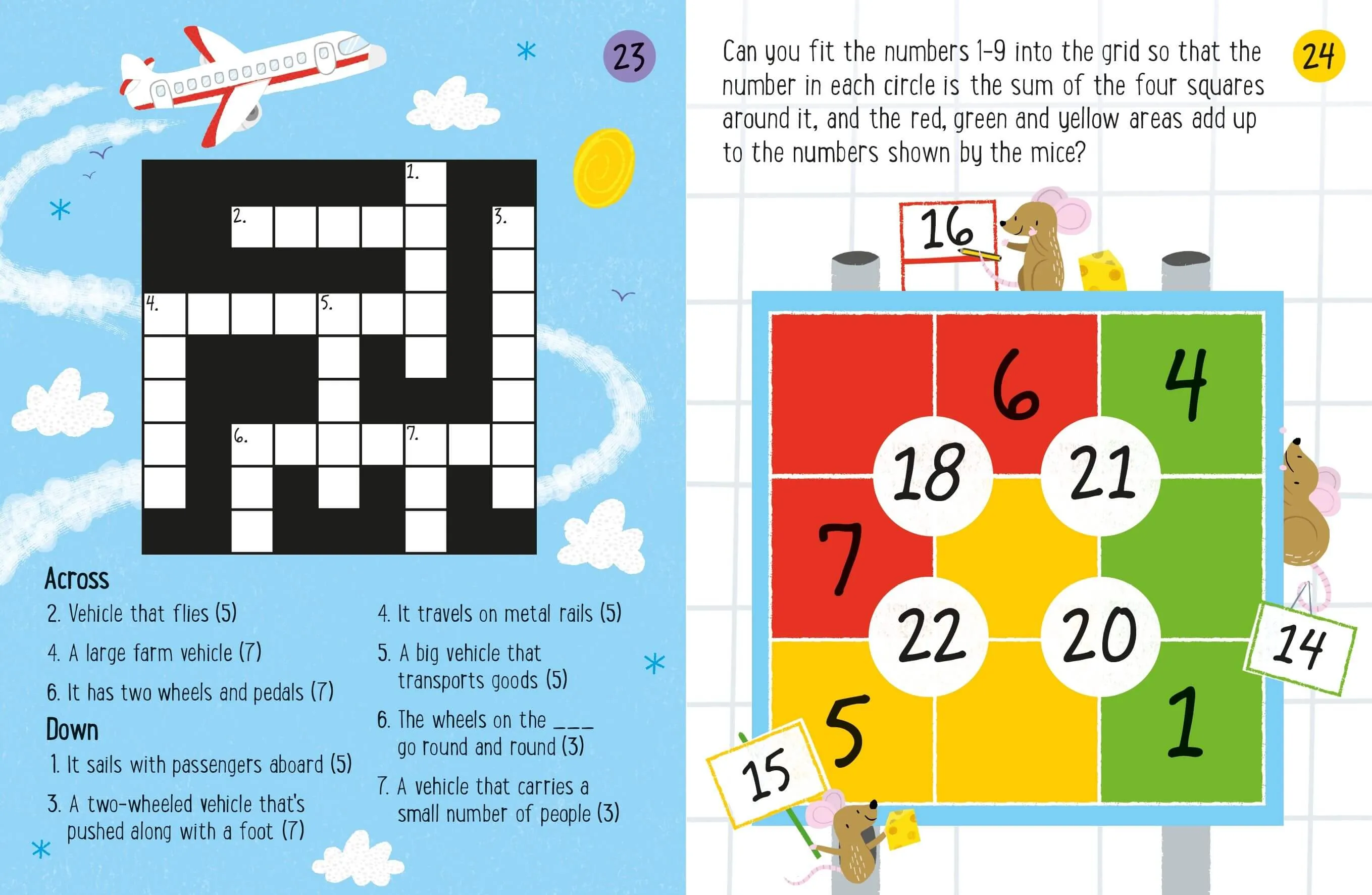 Travel Pencil and Paper Puzzles Usborne Mini