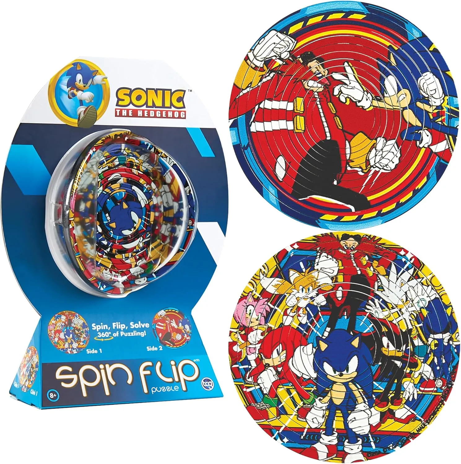trend conscientious uninteresting pterosaur multiple for Decrompression, Easily Portable Spin Flip Puzzle: Sonic & Dr. Eggman, 3D Puzzle, Challenging, Fun, Interactive Brain Teaser for Kids and Adults, Fidget Toy 