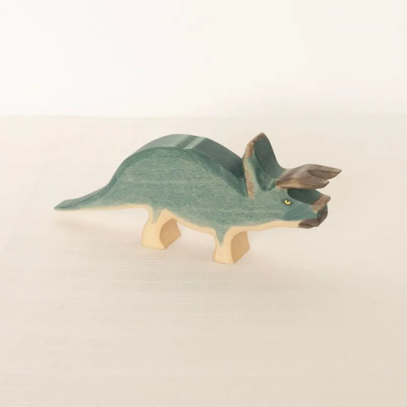 Triceratops Wooden Figurine by HolzWald