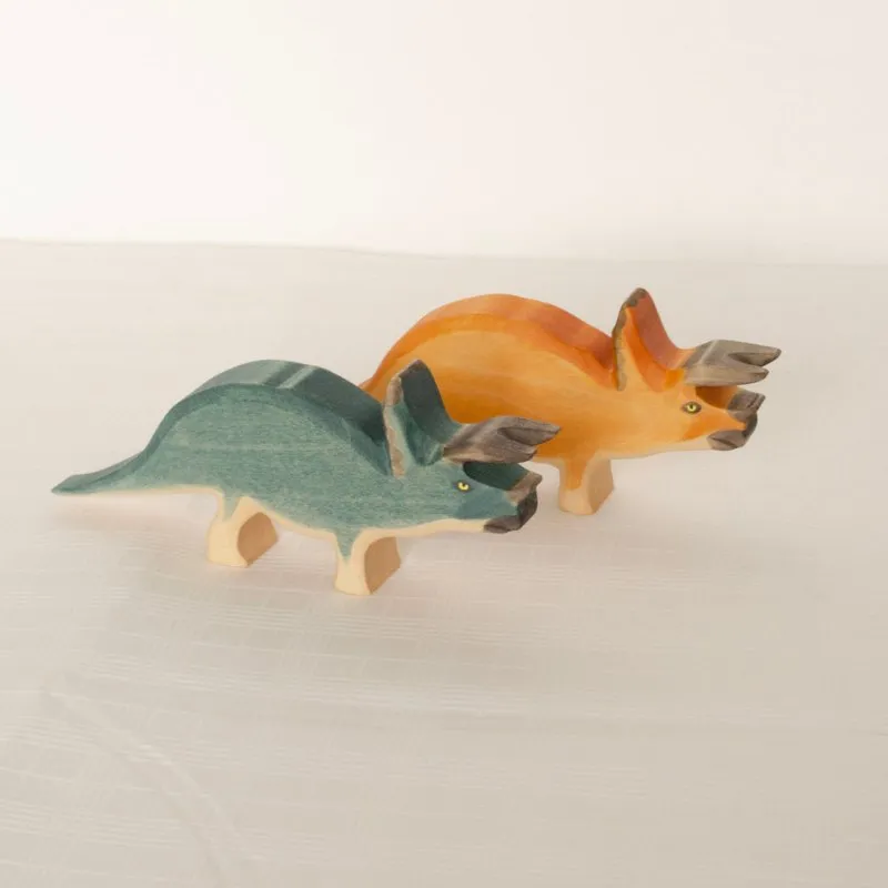 Triceratops Wooden Figurine by HolzWald