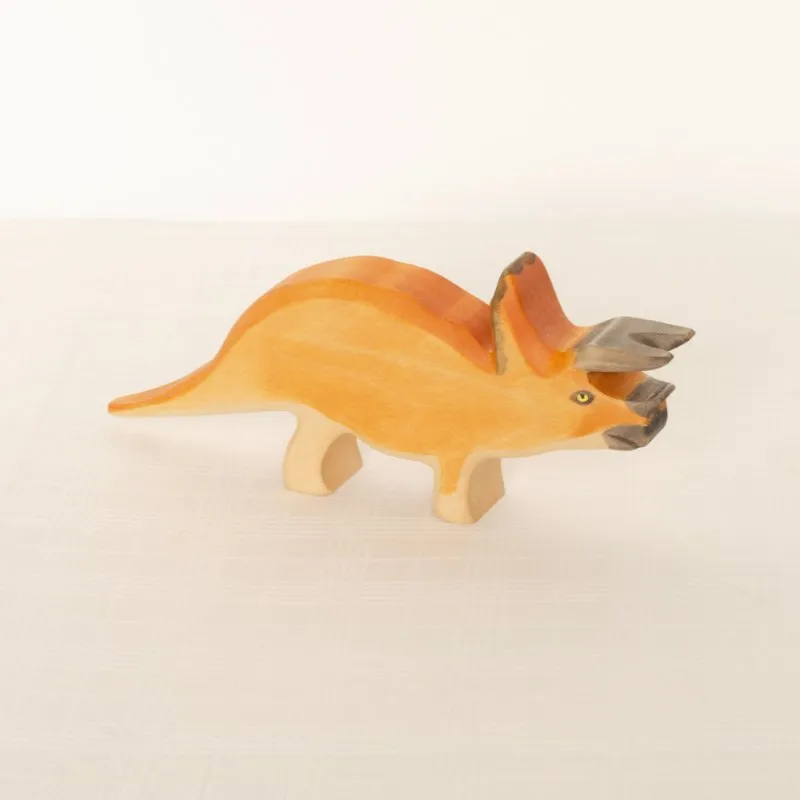 Triceratops Wooden Figurine by HolzWald