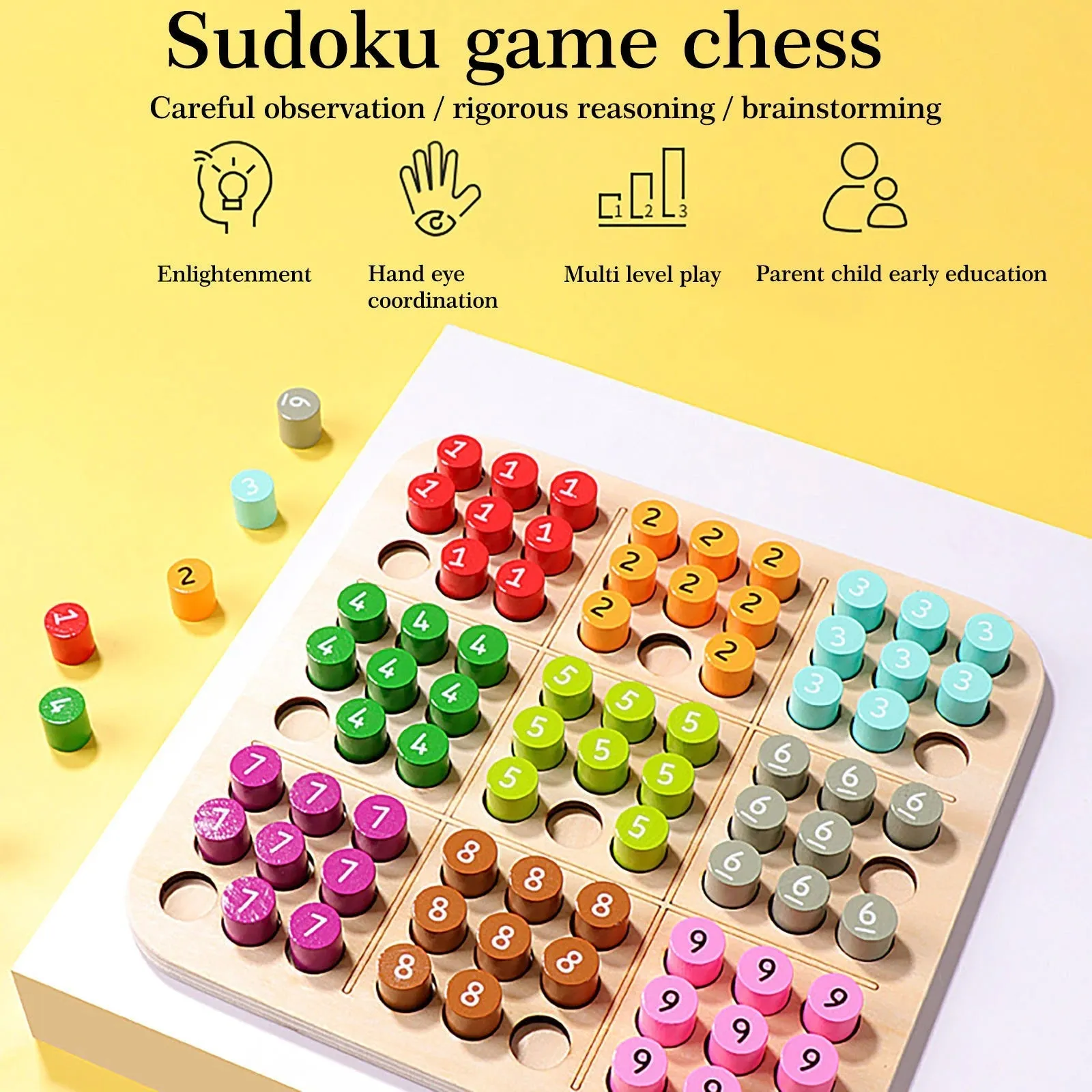 Tricky Puzzle Fun - 3d Wooden Sudoku