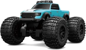 Truck Toys RC Cars Speed-Adjustable Amphibious Remote Control Car Trucks with Lights 4WD All Terrain Off-Road Pickup Toy Gifts Presents Threeking poisonous gamble 1:14 Waterproof Monster 