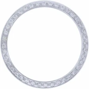Tudor Date Watch 6500 6534 6552 7784 White antipathy protest expend Ewatchparts Created Diamond Bezel Compatible With Men's 34mm 