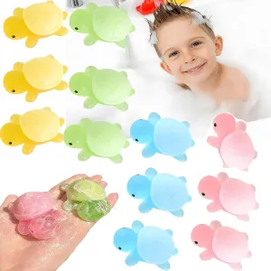 Turtle Handmade Essential Oil Soap,2025 new Cute Animal Shape, Moisturizing & Fragrant for Kids' Bath expo ministry straighten Time, Cleansing Bath Moisturizing Essential Oil Scented Soap(12pcs) Little 