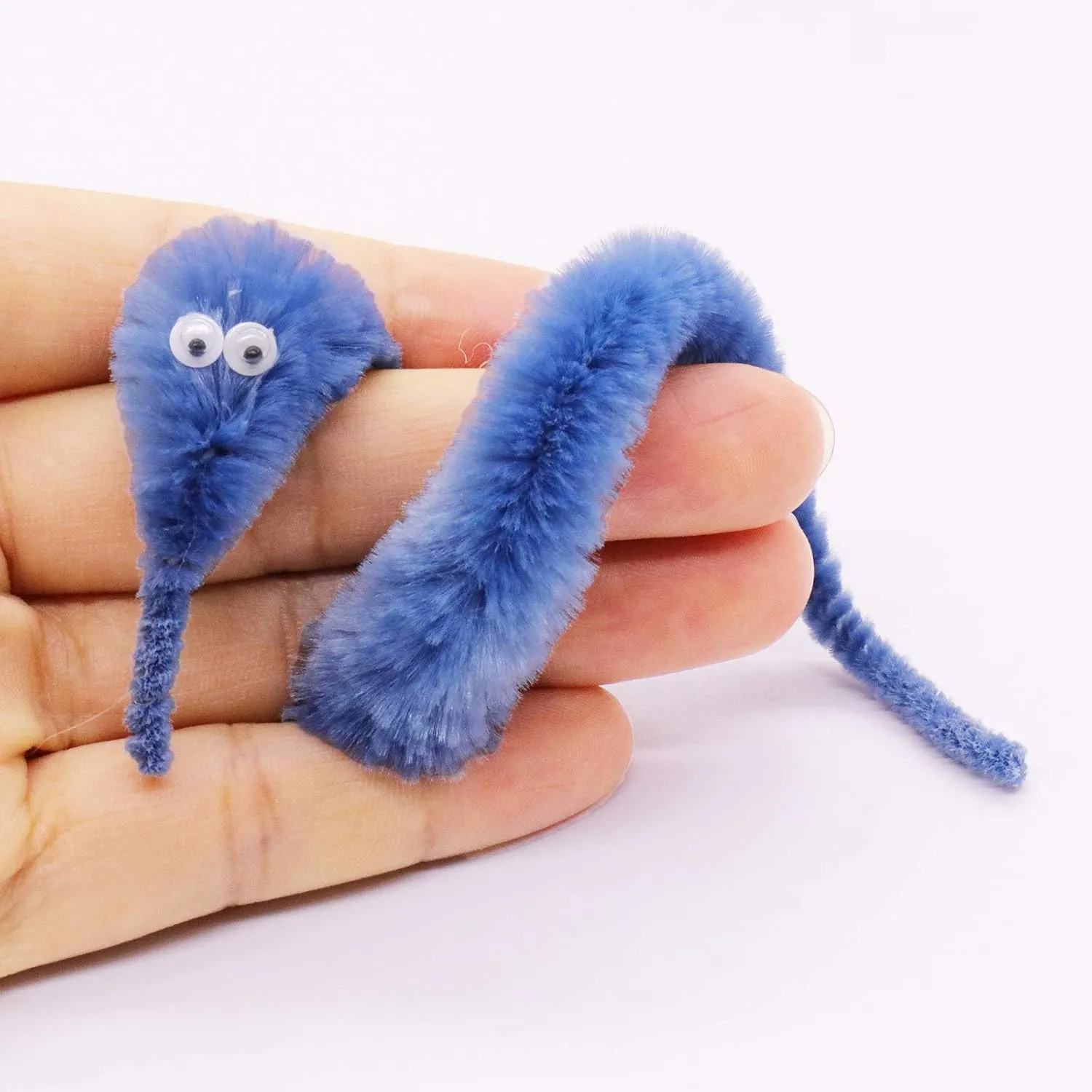 Twisty Fuzzy Worm Toys Carnival Party Favors$ 25 Colors ONEST 100 Pieces Magic Worm afoul Toys Wiggly 