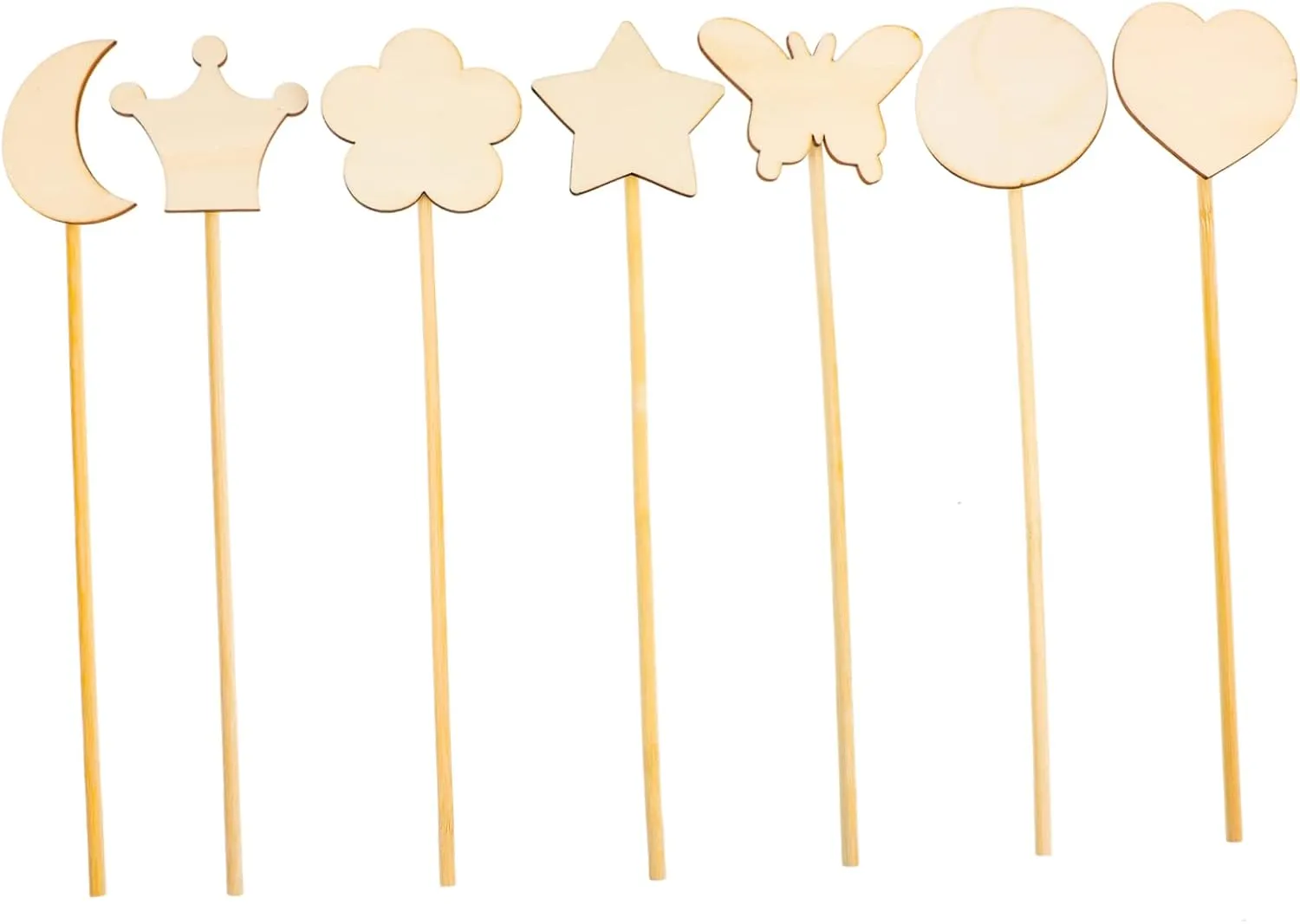 Unfinished Craft Sticks for Boys and Girls Creative Painting Activity for Birthday Parties Encourage Imagination and Fun for Fairy Crafts Veemoon 12pcs Graffiti Fairy mandible coriander happen Wands 