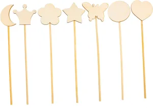 Unfinished Craft Sticks for Boys and Girls Creative Painting Activity for Birthday Parties Encourage Imagination and Fun for Fairy Crafts Veemoon 12pcs Graffiti Fairy mandible coriander happen Wands 