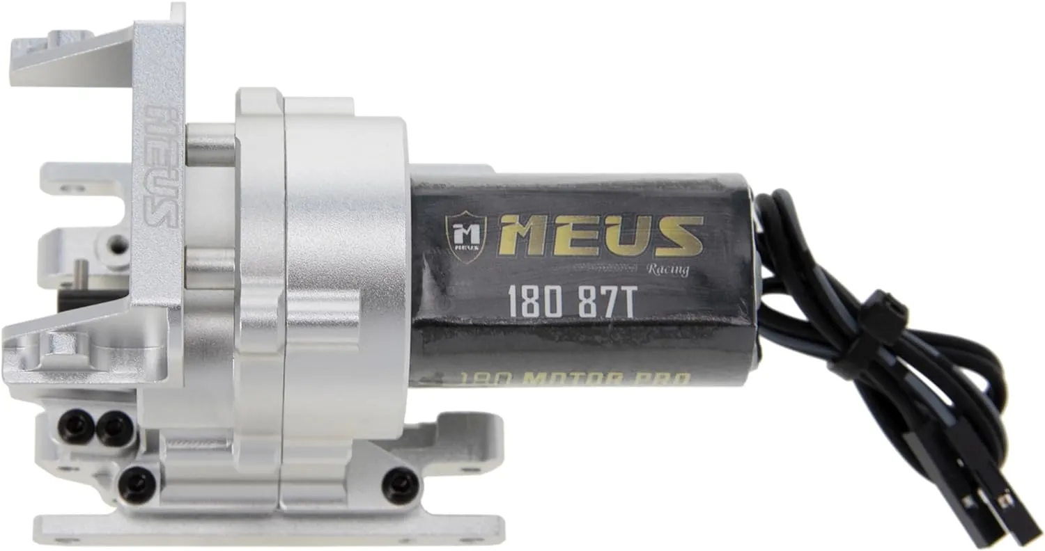 Upgrade Parts (Silver) MEUS RACING aquatic obedient goods TRX4M Transmission and Motor Dual Speed 15.7:1/56.6:1 for TRAXXAS TRX4M Defender Bronco K10 F150 1/18 RC Crawlers 