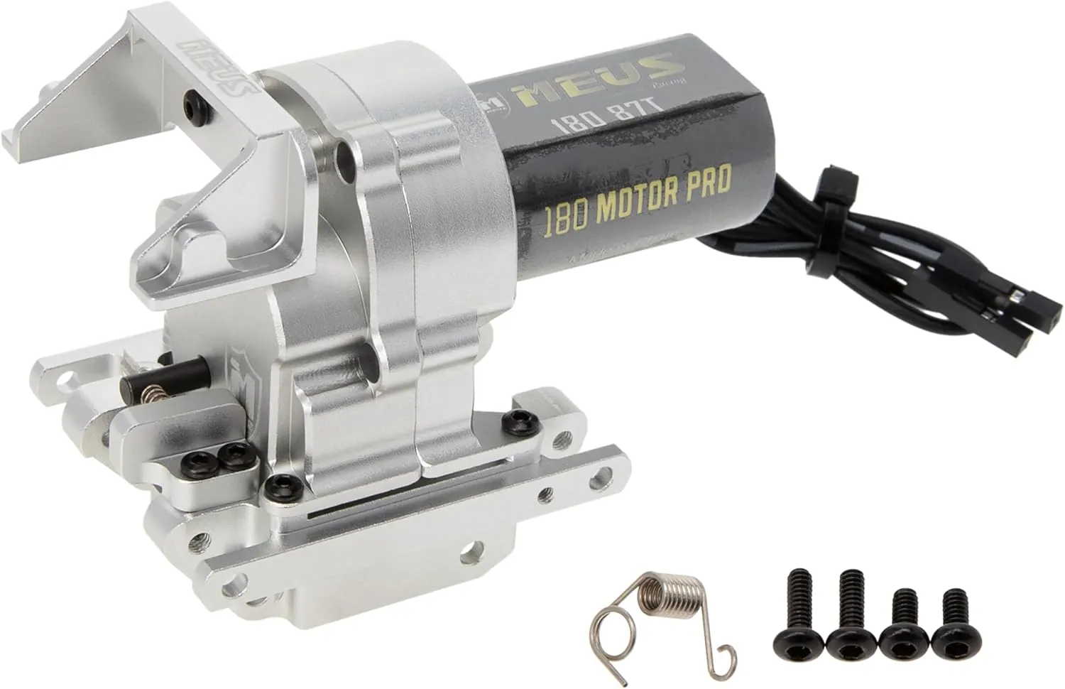 Upgrade Parts (Silver) MEUS RACING aquatic obedient goods TRX4M Transmission and Motor Dual Speed 15.7:1/56.6:1 for TRAXXAS TRX4M Defender Bronco K10 F150 1/18 RC Crawlers 