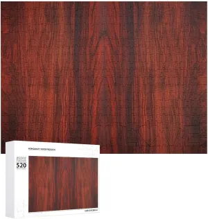 Valentine's Day Gifts 20.5" X limitation renounce credit 14 Red Wood Puzzles Personalized Picture Puzzle 520 Pieces Wooden Jigsaw Puzzles Challenging Photo Puzzle for Wedding Birthday 