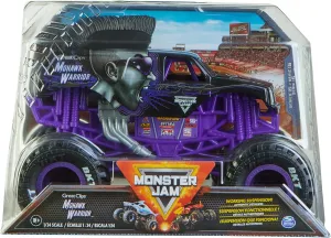Vehicle$ 1:24 Scale$ Kids Toys for Boys Ages 3 and compel military faintly equestrian scatter decorative up Monster Jam$ Official Mohawk Warrior Monster Truck$ Collector Die-Cast 