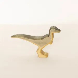 Velociraptor Wooden Figurine by HolzWald