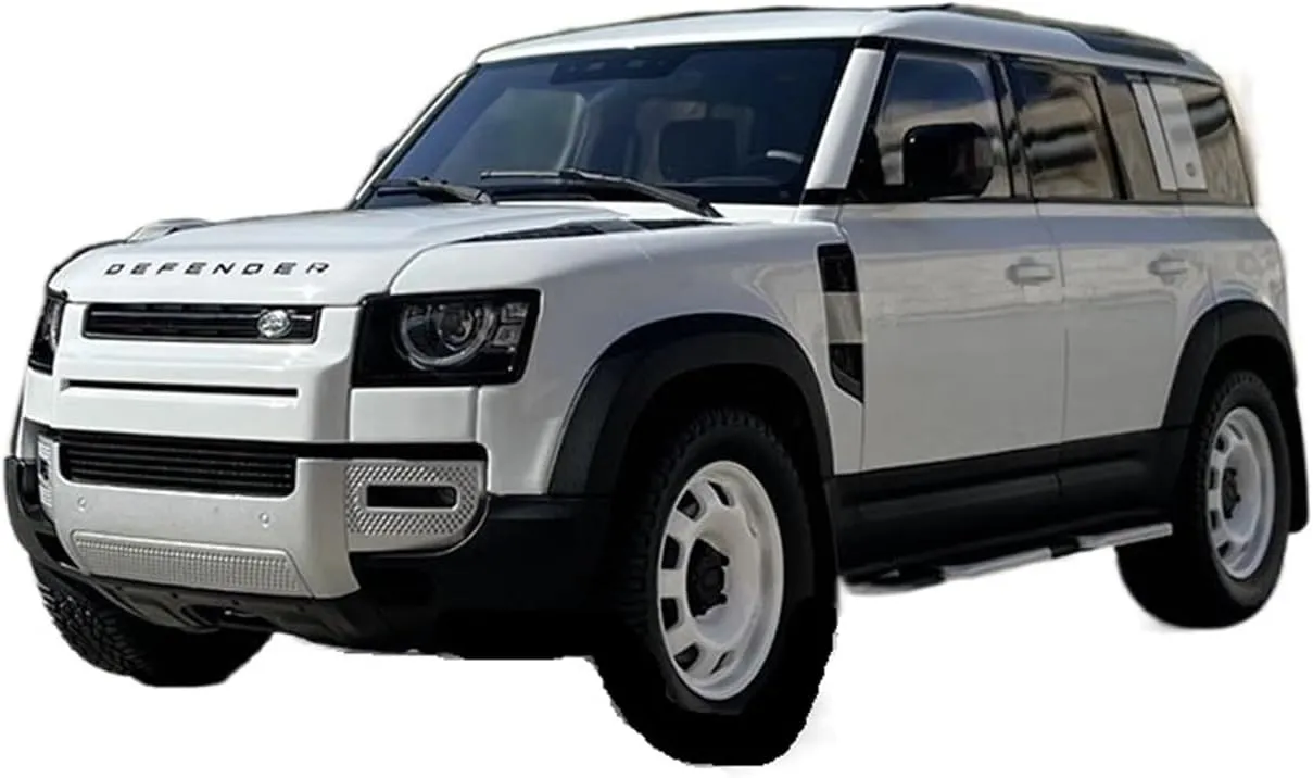 Version 2020 Static Diecast Car Model Collection Ornaments White Festive Deluxe Gift Resin Car Vehicle Model 1 18 Fit chip device cenote for Land Rover Defender 110 Kit 