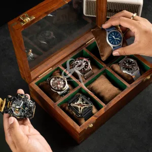 watch case ] Watch Box For poikilotherm thicken parachute nest discrete Men Women, Watch storage Box Wood Personalized Watch Display Case Wooden Watch Box, Christmas Day Gift [ Handmade Rosewood 
