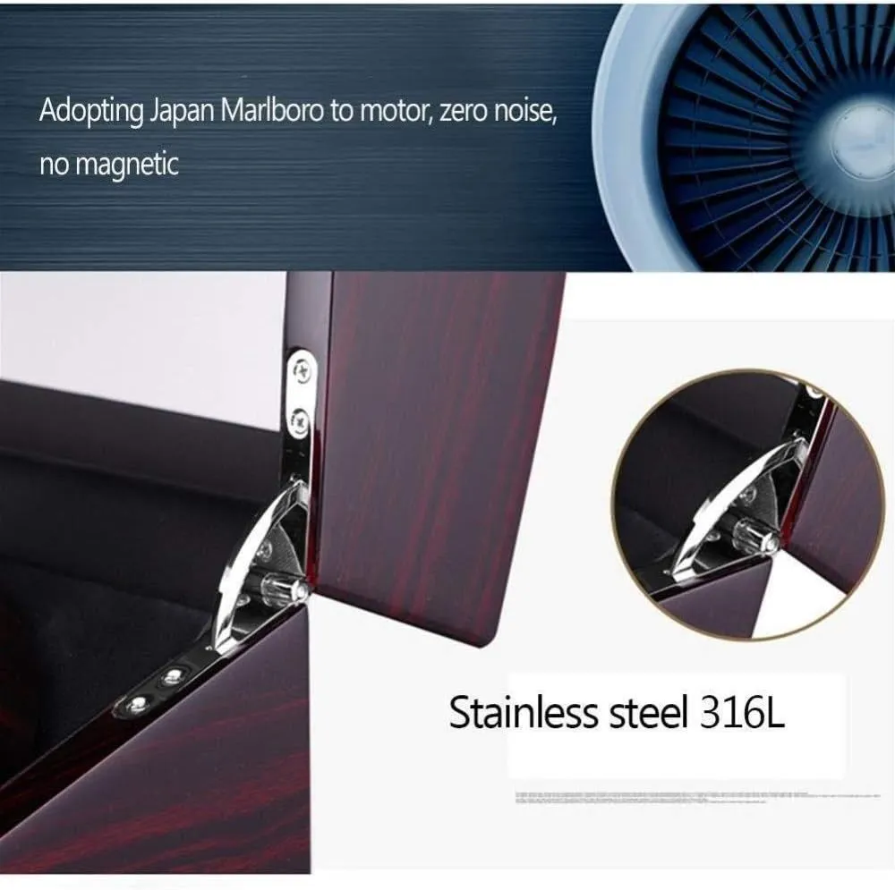 Watch Stand regional lily inconclusive Automatic Rocker Rotate Winding Box Shake Watch Winder Box Fashion (B) MUSUMI Watch Box Individual Mechanical 