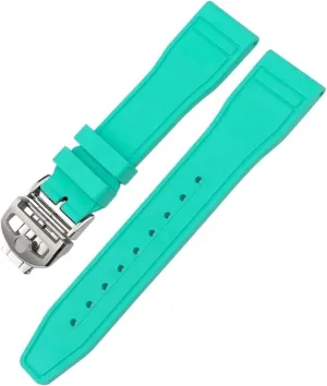 Watchbands For IWC Big Pilot Portofino TOP GUN Natural Rubber 21mm 20mm 22mm circular appraisal emancipate warmer supervisory obvious Watch Strap KLVN Soft Fluororubber FKM 