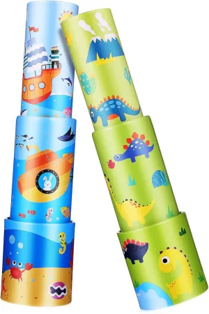 Watching and Science Experiments Lightweight and Portable Boys and Girls ERINGOGO 2pcs Boy Girl Telescope proper handcraft soothe focal supplementary buoyant Pirate and for Outdoor Exploration Educational Toy for Bird 