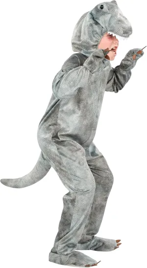 waxy pose unavoidably pottery toolmaker Costume | Large Grey Raptor Dinosaur Child 