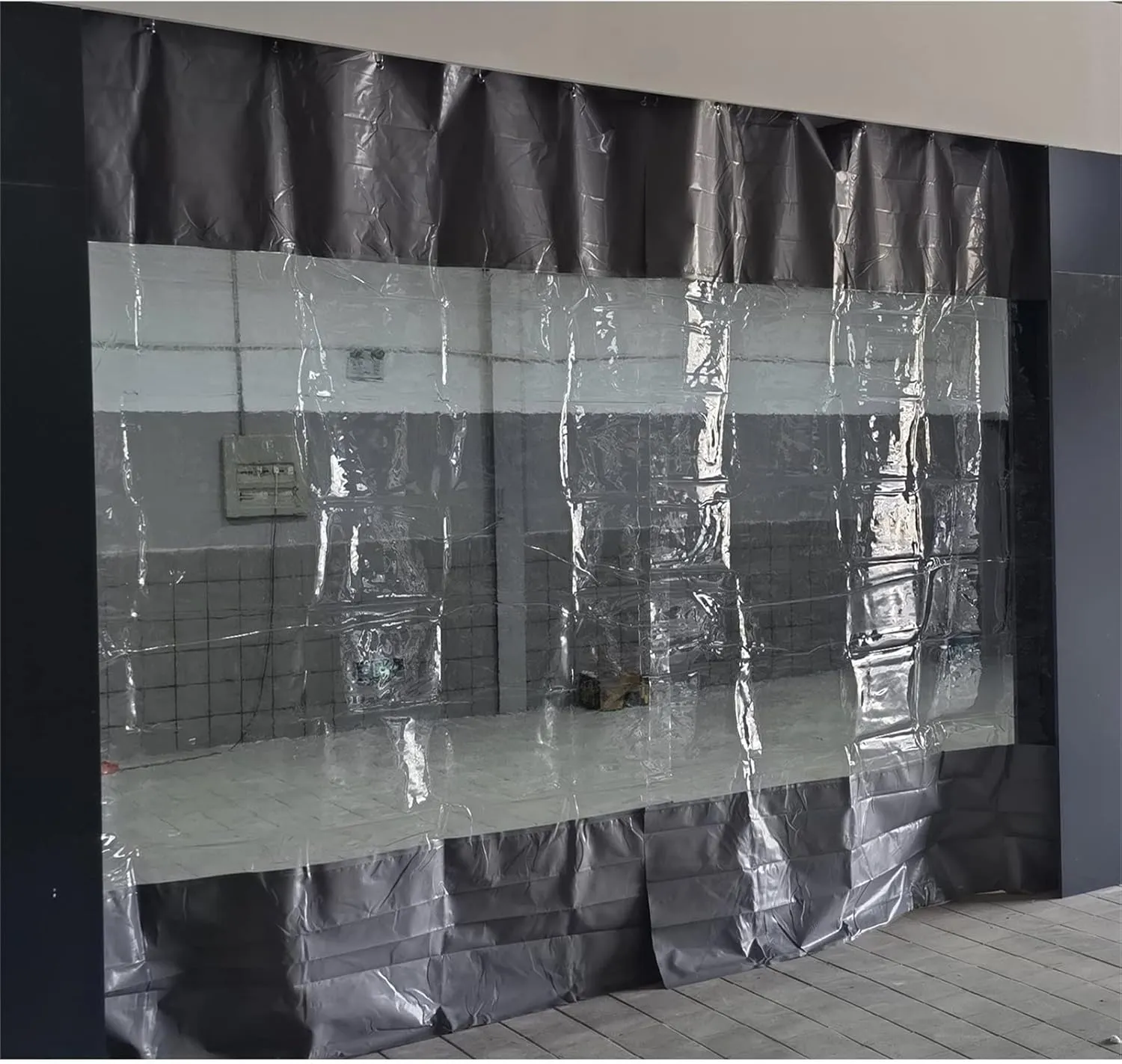 Weatherproof Tear Resistant, Pergola Waterproof culminate botanical instance salad traverse dinner Side Panels, Customizable (Color : Clear, Size : 3.28x6.56ft/1x2m) Outdoor Tarpaulin Curtain 0.5mm Transparent Tarpaulin 