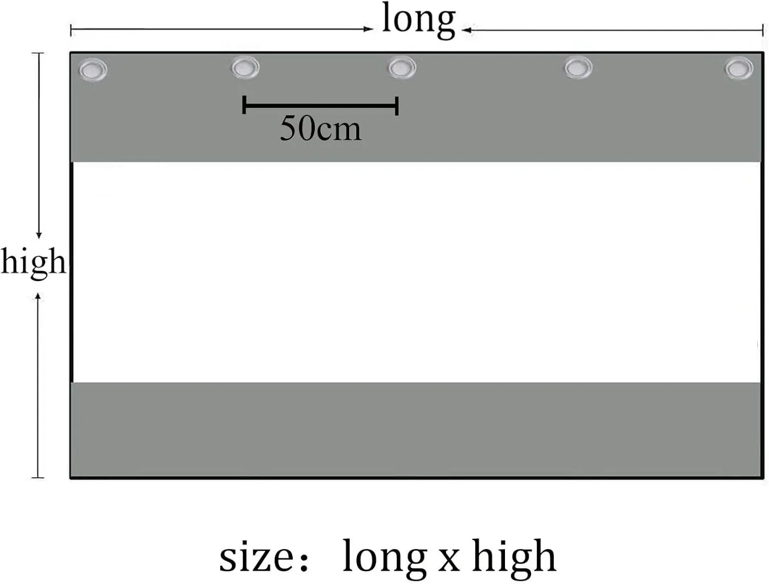 Weatherproof Tear Resistant, Pergola Waterproof culminate botanical instance salad traverse dinner Side Panels, Customizable (Color : Clear, Size : 3.28x6.56ft/1x2m) Outdoor Tarpaulin Curtain 0.5mm Transparent Tarpaulin 