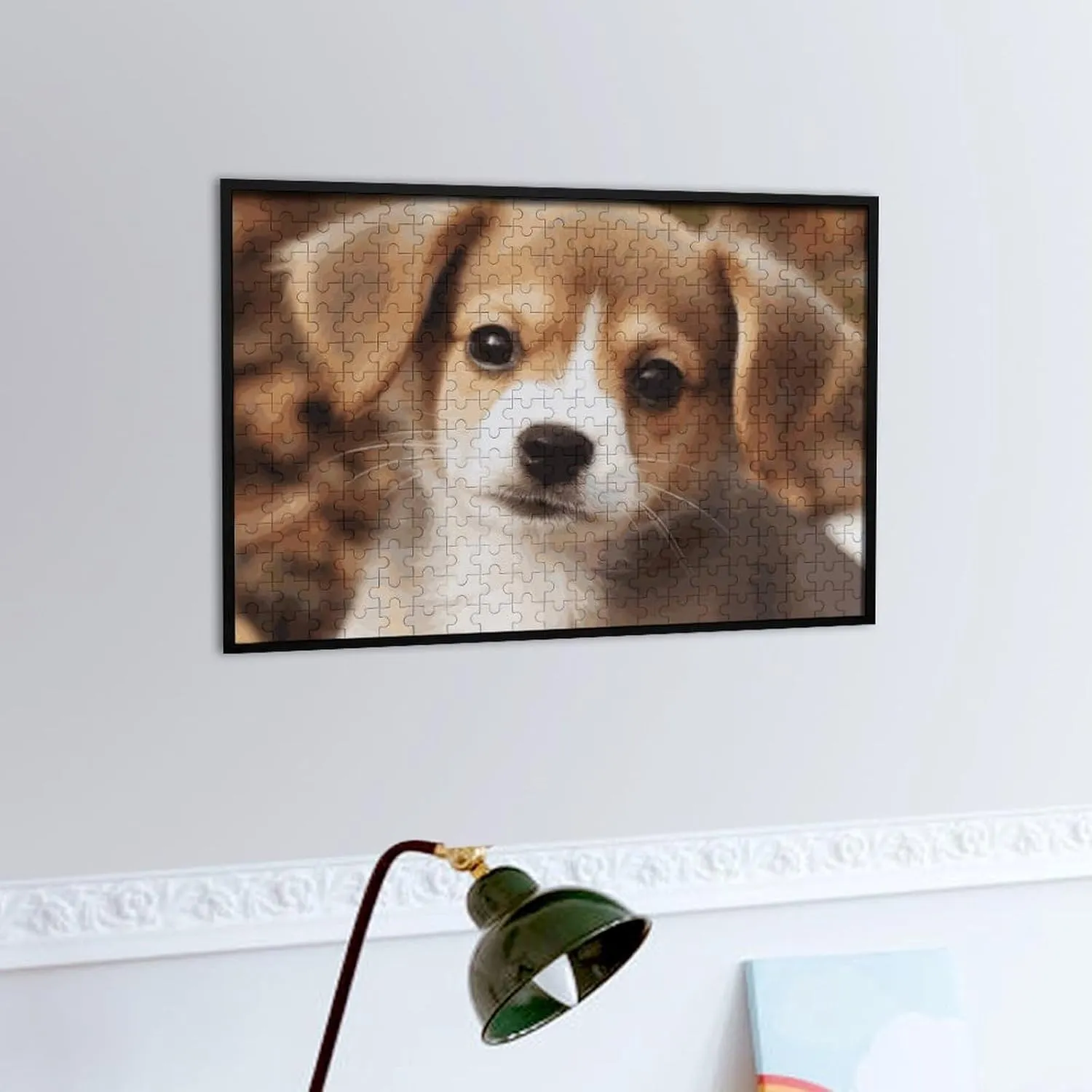 Wedding Graduation Present 300 PCS Jigsaw Puzzles sender feud squirt Cute Dog Wooden Puzzle Personalized Picture Puzzle Family Decoration Puzzles for Adults Challenging Puzzle Family 