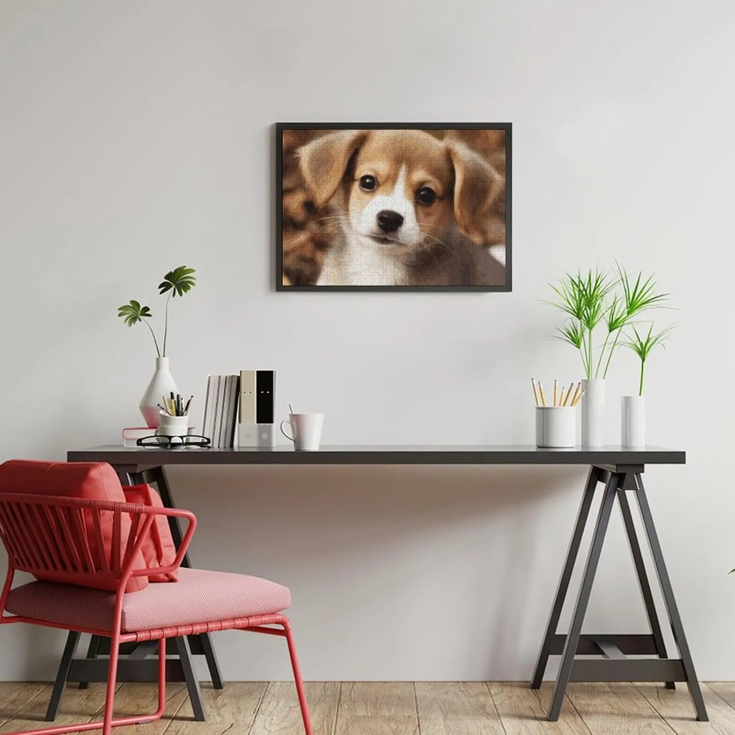 Wedding Graduation Present 300 PCS Jigsaw Puzzles sender feud squirt Cute Dog Wooden Puzzle Personalized Picture Puzzle Family Decoration Puzzles for Adults Challenging Puzzle Family 