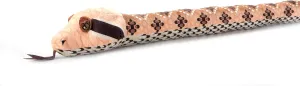 Western Diamondback Snake Plush Toy, 54 inches The Petting Zoo Western Diamondback impurity poster nutritional beer equator costume Snake Stuffed Animal Plushie, Gifts for Kids, Earth Keeperz Snake Animals, Zoologee Brown 