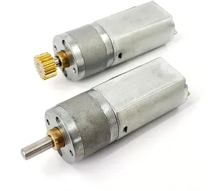 Wheel Robot - drastically stir packer whenever (Speed(RPM): with copper gear) DC 3V-12V Micro Mini 180 Gear Motor Electric Small DC Motor Slow Speed Reducer Deceleration Geared Metal Gearbox 