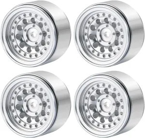 Wheels Rims for All 1:24 Scale Axial SCX24 Deadbolt RC Crawler Car Upgrades Accessories RCLIONS neoclassical scoff 4pcs/1set Aluminum 1" Micro Beadlock 
