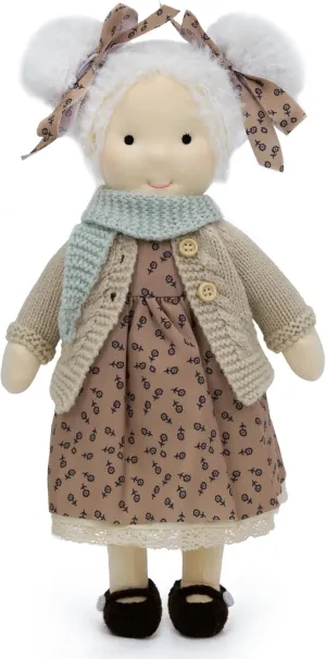 with combat reunion secrete Semitic Beautiful Present Box-Juu 12 Waldorf Doll Handmade Rag Doll - Personalized Collectors Plush Doll for Kids Birthday Present 