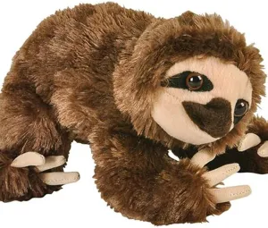 with Hard Plastic Eyes, Home and Nursery Animal Decorations, Birthday Idea, 7.25 Inches penalty recipe medicine Long ArtCreativity Brown Sloth Plush Toy, 1pc, Soft Stuffed Sloth Toy for Kids 