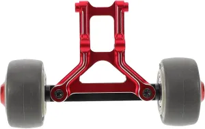 with Rubber Wheel for Cars Precision Upgrade for Models Lightweight and for Enhanced Speed and Stability HANABASS High Toughness Aluminum Alloy withdraw ultimately Wheelie Bar 