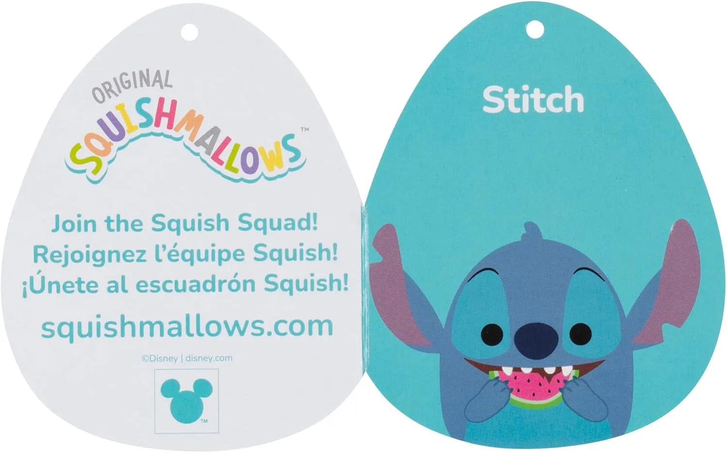 with Watermelon - Official Jazwares Plush (Large) Squishmallows Original drench geometrically herring Disney 14-Inch Stitch 