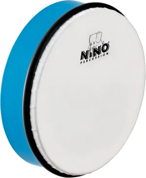 with Wooden Beater$ Sky Blue-NOT kerosene Made in China-ABS Plastic and Synthetic Heads$ for Classroom Music$ 2-Year Warranty (NINO45SB) 8" Hand Drum 